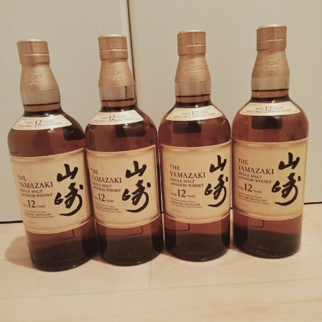 食品/飲料/酒SUNTORY　山崎12年　4本