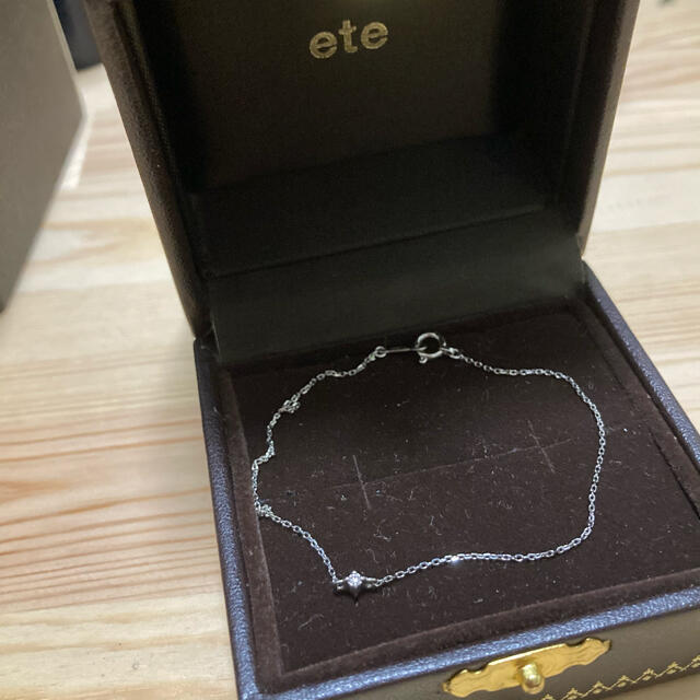 ete(エテ)のete プラチナ　ダイヤ ブレスレット レディースのアクセサリー(ブレスレット/バングル)の商品写真