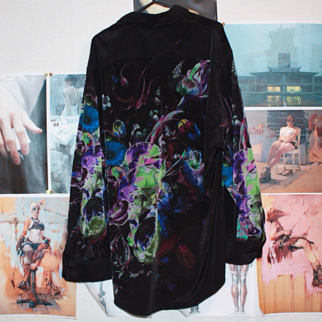 LAD MUSICIAN(ラッドミュージシャン)のLAD MUSICIAN/DECHINE BIG SHIRT INKJET メンズのトップス(シャツ)の商品写真