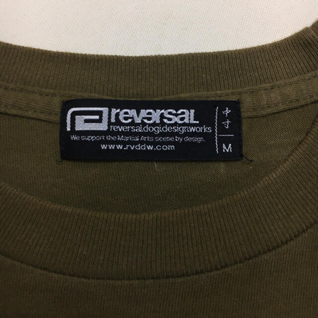 NEW ERA(ニューエラー)のreversaL rvddw リバーサル Tee tシャツ カーキ  Mサイズ メンズのトップス(Tシャツ/カットソー(半袖/袖なし))の商品写真