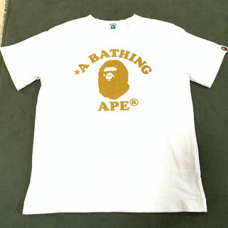 アベイシングエイプ(A BATHING APE)のBAPE KIDS 白 130(Tシャツ/カットソー)