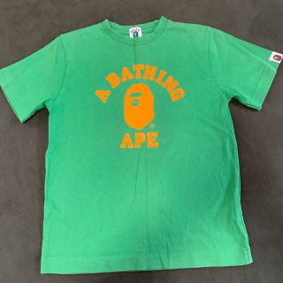 アベイシングエイプ(A BATHING APE)のBAPE KIDS 130 グリーン(Tシャツ/カットソー)