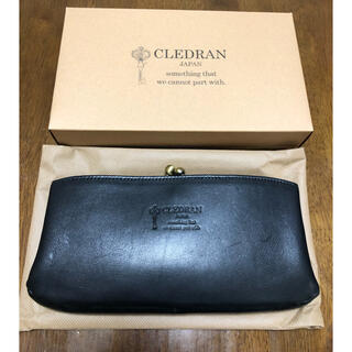 クレドラン(CLEDRAN)のミー様専用　CLEDRAN クレドラン♡NOM 長財布 がま口♡ブラック(財布)
