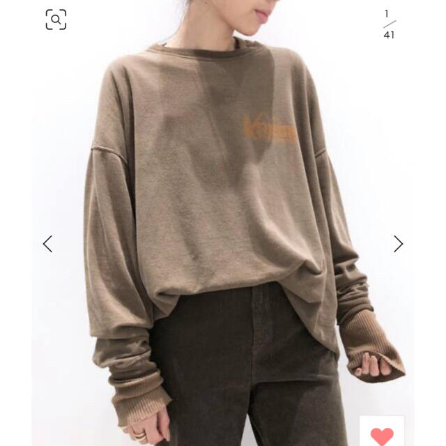 L'Appartement DEUXIEME CLASSE(アパルトモンドゥーズィエムクラス)のREMI RELIEF/レミレリーフ Print L/S Tee 専用 レディースのトップス(カットソー(長袖/七分))の商品写真