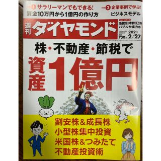 ダイヤモンドシャ(ダイヤモンド社)の週刊ダイヤモンド　株　不動産　節税で資産1億円(ビジネス/経済)