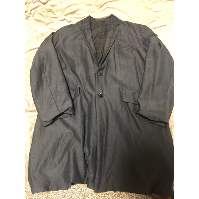 COMOLI(コモリ)のcomoli ナイロンシルク中綿チェスターコート　サイズ1  コモリ  メンズのジャケット/アウター(チェスターコート)の商品写真