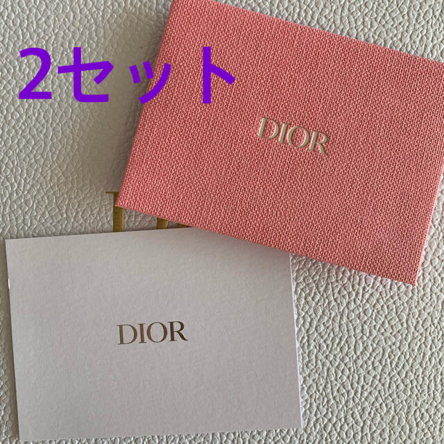 Dior(ディオール)のDIOR カード　封筒　ギフト　ラッピング　スプリング　最新 インテリア/住まい/日用品のオフィス用品(ラッピング/包装)の商品写真