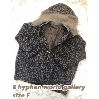 イーハイフンワールドギャラリー(E hyphen world gallery)の⑤②⑦E hyphen world gallery レオパード柄 BIGアウター(ブルゾン)