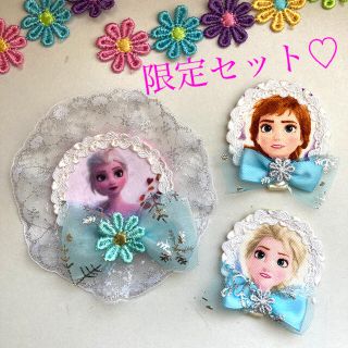 アナトユキノジョオウ(アナと雪の女王)の【はるはる様専用】アナ雪　ワッペン　ハンドメイド❣️(ファッション雑貨)