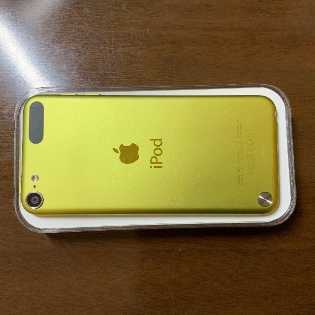 Apple(アップル)のiPod touch 32GB 第5世代 MD714J/A イエロー(美品） スマホ/家電/カメラのオーディオ機器(ポータブルプレーヤー)の商品写真