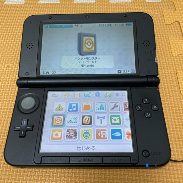 ニンテンドー3DS(ニンテンドー3DS)の3DS LL ブラック　黒 エンタメ/ホビーのゲームソフト/ゲーム機本体(携帯用ゲーム機本体)の商品写真