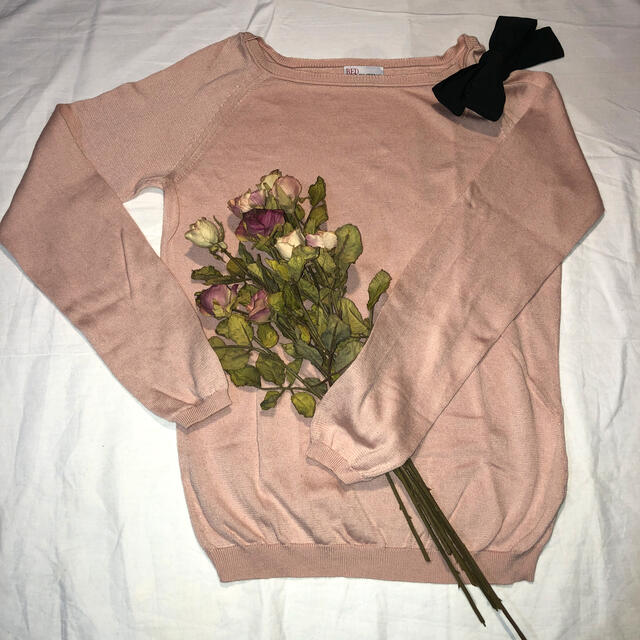 RED VALENTINO(レッドヴァレンティノ)のＲＥＤ　ＶAＬＥＮＴＩＮＯコットンセーター レディースのトップス(ニット/セーター)の商品写真