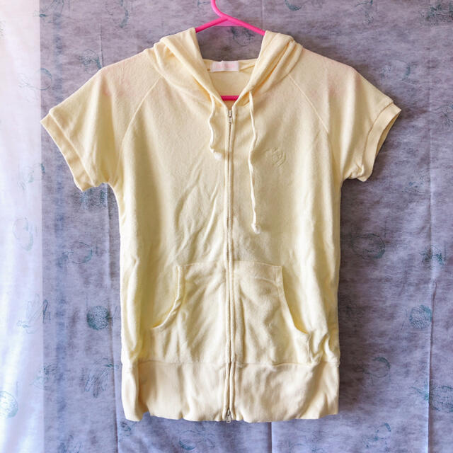 LIZ LISA(リズリサ)の新品LIZLISAリズリサ半袖部屋着パイル地セットアップ黄色系タオル地 レディースのレディース その他(セット/コーデ)の商品写真