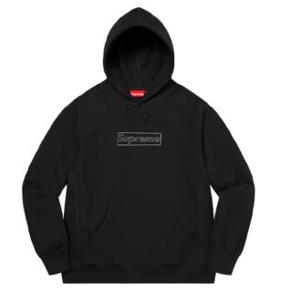 シュプリーム(Supreme)のSupreme kaws box logo hooded black Ssize(パーカー)