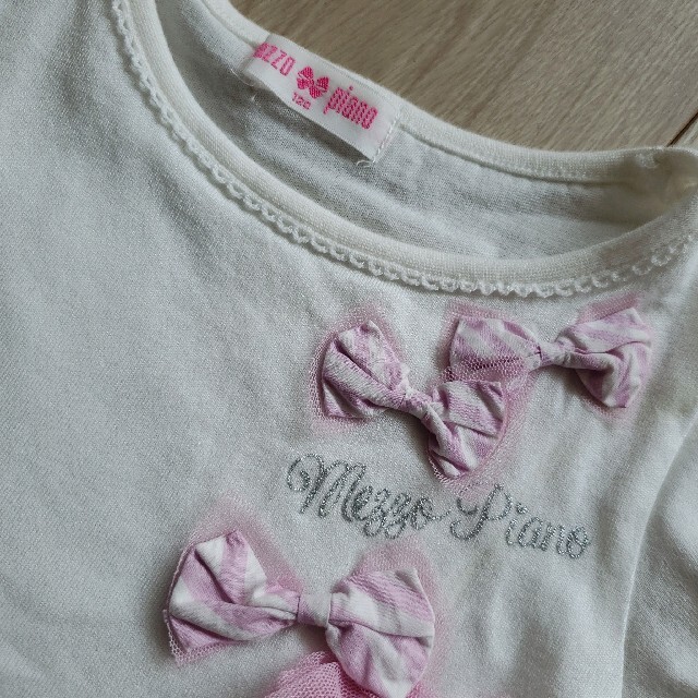 mezzo piano(メゾピアノ)のmezzo pianoTシャツ120 キッズ/ベビー/マタニティのキッズ服女の子用(90cm~)(Tシャツ/カットソー)の商品写真