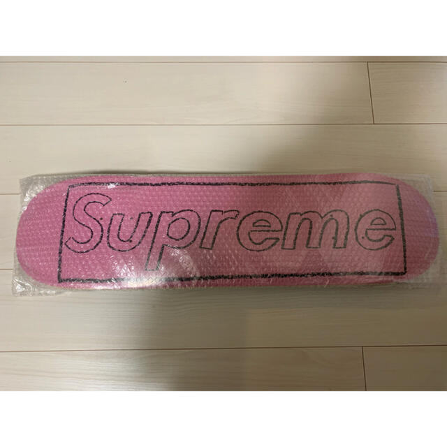 supreme kaws clalk logo skateboard デッキ