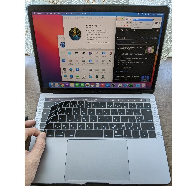 美品 Apple Macbook Pro13インチ 指紋認証,タッチパネル