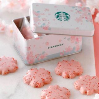 スターバックスコーヒー(Starbucks Coffee)のスターバックス ☆ さくら＆ベリー チョコレートクッキー(菓子/デザート)