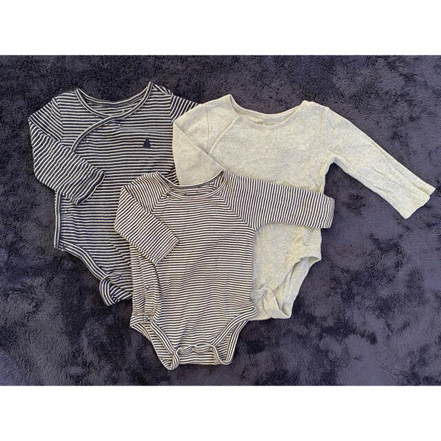 babyGAP(ベビーギャップ)のbabygap  前開きロンパース70 キッズ/ベビー/マタニティのベビー服(~85cm)(肌着/下着)の商品写真