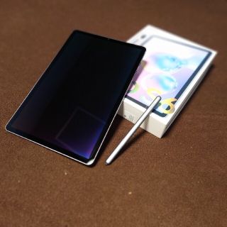 ギャラクシー(Galaxy)の【中古美品】GALAXY Tab S6 LTE 純正カバー付(タブレット)