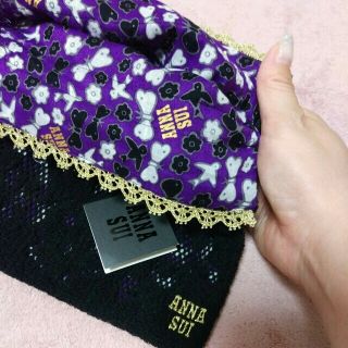 アナスイ(ANNA SUI)の新品❤リバーシブル✨レース巾着ポーチ❤(ポーチ)