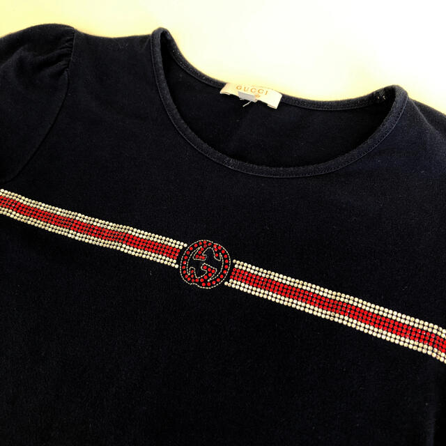 Gucci(グッチ)のGucci ネイビーワンピース キッズ/ベビー/マタニティのキッズ服女の子用(90cm~)(ワンピース)の商品写真