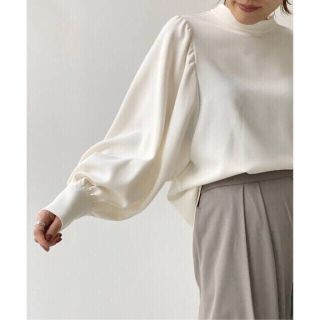 アパルトモンドゥーズィエムクラス(L'Appartement DEUXIEME CLASSE)のL'Appartement Stand Collar Blouse ホワイト(シャツ/ブラウス(長袖/七分))