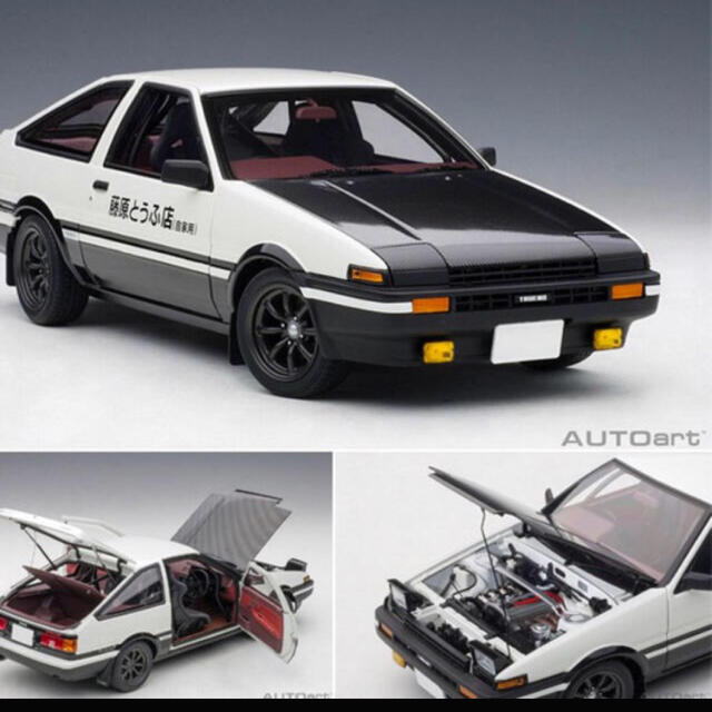 品質保証人気SALE オートアート 1/18 トレノ AE86 頭文字 D ファイナル