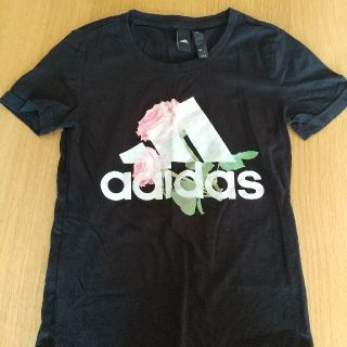 アディダス(adidas)のアディダス 黒Tシャツ 140(Tシャツ/カットソー)