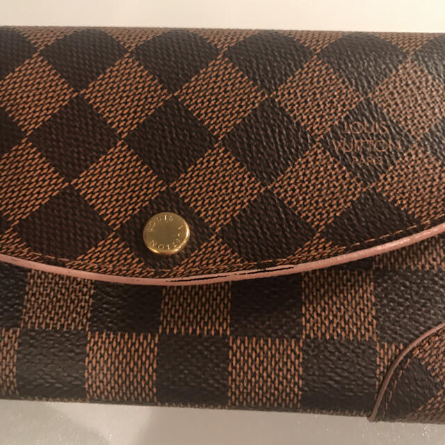 LOUIS VUITTON(ルイヴィトン)の正規品　ルイヴィトン　エミリーダミエ  ポルトフォイユ レディースのファッション小物(財布)の商品写真