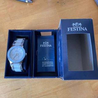 ベビージー(Baby-G)のFESTINA ウォッチ　ホワイト(腕時計)