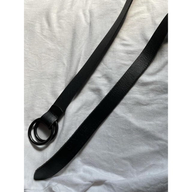 Yohji Yamamoto(ヨウジヤマモト)のS’YTE Cow Leather25mm Long Ring Belt メンズのファッション小物(ベルト)の商品写真