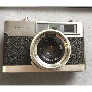 コニカミノルタ(KONICA MINOLTA)のミノルタ　カメラ　AL–F  本革製ケース　ジャンク(フィルムカメラ)