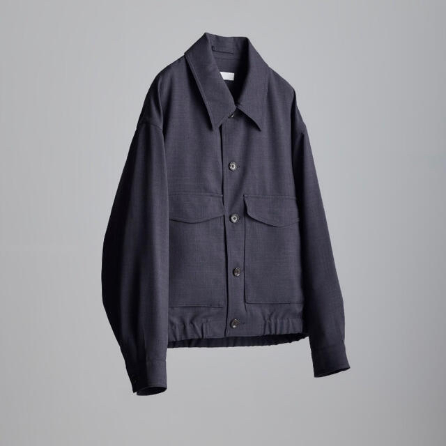 PE W-POCKET WIDE BLOUSON SET-UP