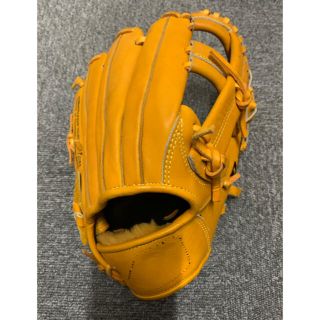 MIZUNO - ミズノ 旧ロゴモデル 硬式用グローブ 右投げ内野手用(中古)の