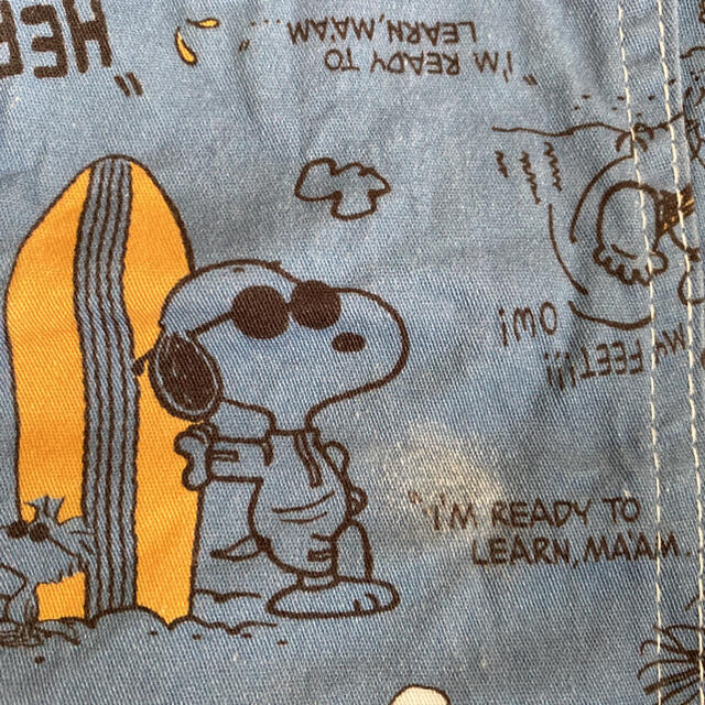 SNOOPY(スヌーピー)のスヌーピーのオーバーオール　サロペット キッズ/ベビー/マタニティのキッズ服男の子用(90cm~)(パンツ/スパッツ)の商品写真