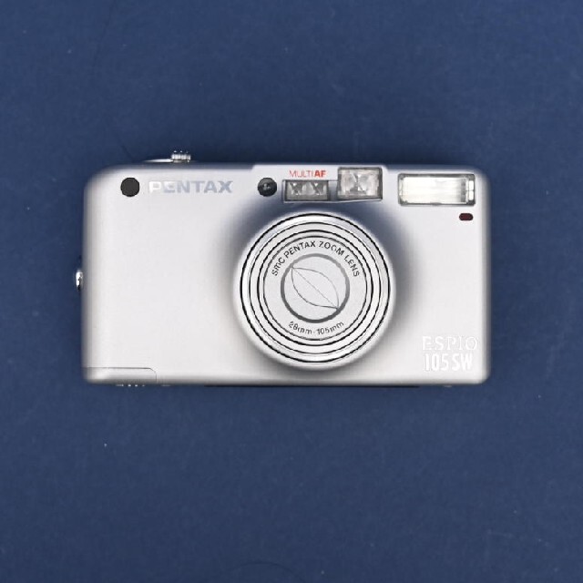 フィルム確認　PENTAX フィルムカメラ ESPIO 105sw 美品 電池付１万円以下の人気カメラ