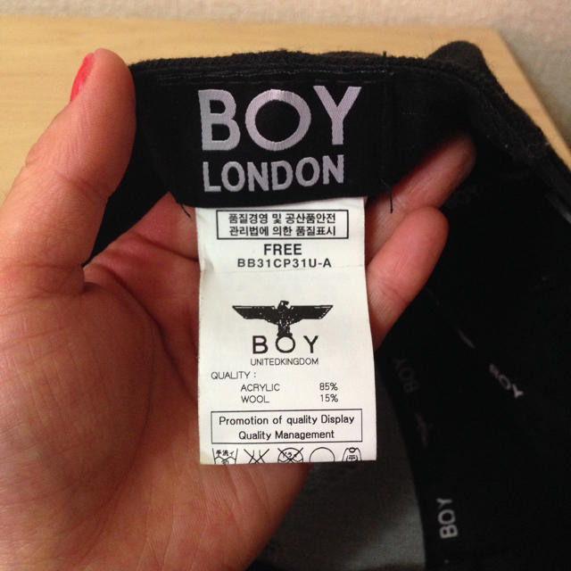 Boy London(ボーイロンドン)のBOYLONDON キャップ レディースの帽子(キャップ)の商品写真