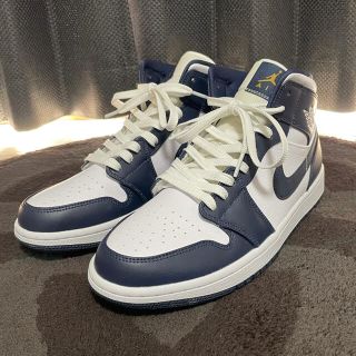 ナイキ(NIKE)のNike Air Jordan 1 Mid Obsidian (スニーカー)