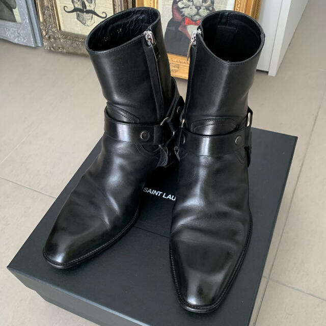 saint laurent サンローラン ハーネス リング ブーツ 42 1/2 | labiela.com