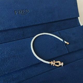 フレッド(FRED)の～k♥️様専用～【FRED】フォース10MM ハーフダイヤモンド 750PG (ブレスレット/バングル)