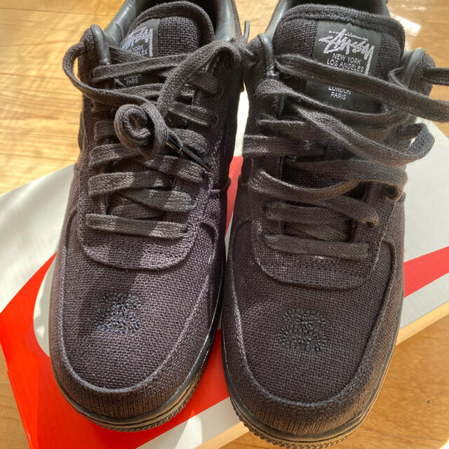 STUSSY×NIKE AIR FORCE 1 LOW "TRIPLEBLACK