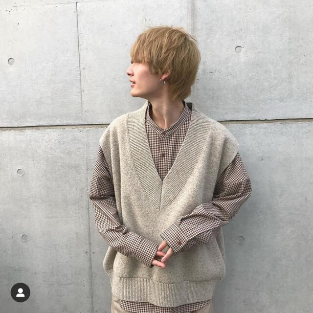 UNUSED アンユーズド V-NECK KNIT VEST ニットベスト