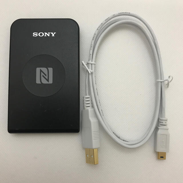 SONY(ソニー)の【傷有】SONY PaSoRi パソリ RC-S380 USBminiケーブル付 スマホ/家電/カメラのPC/タブレット(PC周辺機器)の商品写真