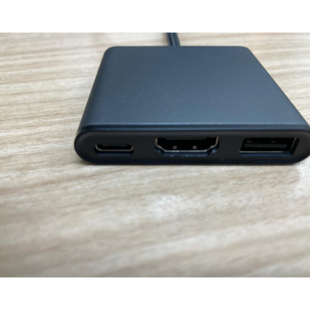 uni USBc HDMI USB 変換アダプター スマホ/家電/カメラのPC/タブレット(PC周辺機器)の商品写真