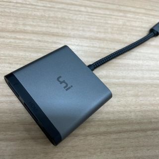 uni USBc HDMI USB 変換アダプター(PC周辺機器)