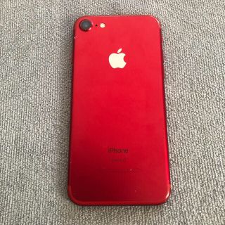 アイフォーン(iPhone)の【ジャンク】iPhone7 128GB レッド SIMフリー 98%(スマートフォン本体)