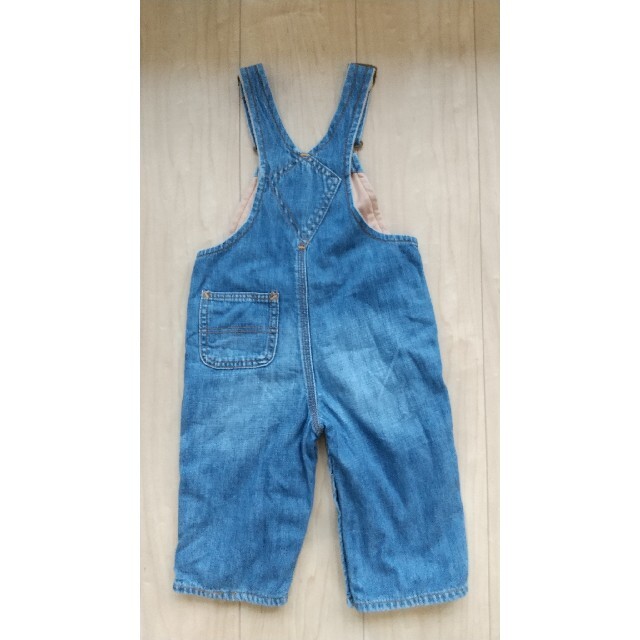 babyGAP(ベビーギャップ)のbabygap オーバーオール サロペット デニム　80サイズ キッズ/ベビー/マタニティのベビー服(~85cm)(パンツ)の商品写真