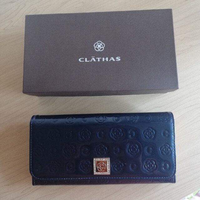 未使用】CLATHAS クレイサス長財布（ネイビー） - 財布