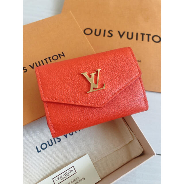 LOUIS VUITTON(ルイヴィトン)の美品 ポルトフォイユ ロックミニ 日本限定 タンジェリン ルイヴィトン ミニ財布 レディースのファッション小物(財布)の商品写真